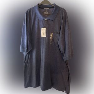 NWT XXL North Hudson Men Blue Polo